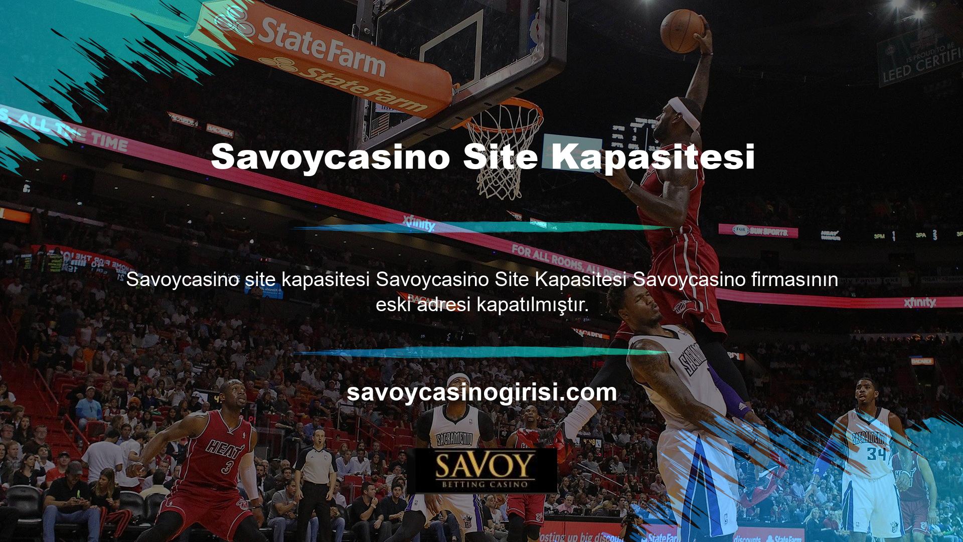 Yeni adresi Savoycasino